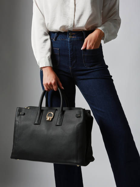 Sac à Main L Equestre Cuir Etrier Noir equestre EEQT142L vue secondaire 1